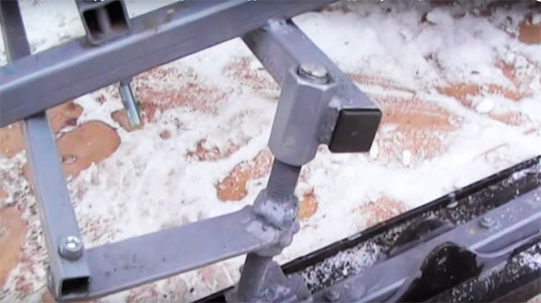 Самодельный гусеничный снегоход: фото сборки, видео испытаний