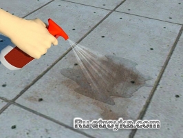 Как удалить пятны ржавчины с бетонного пола